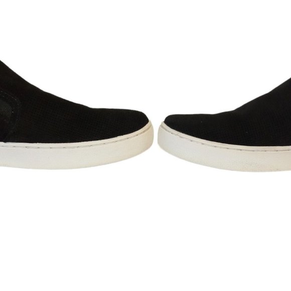 Michael Kors KEATON Slip-ons women's 8.5 Black Suede Leather HL17F Great Cond - Picture 8 of 12